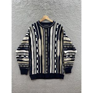 ASG USA Coogi Style 3D Knit Pullover Acrylic Sweater Men’s Size Large